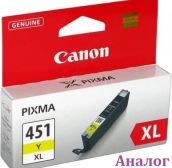 Струйный картридж Canon CLI-451XL Y